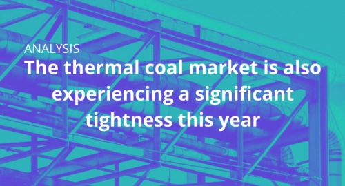 The thermal coal market is also experiencing a significant tightness this year (1)