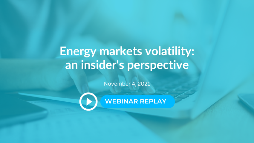 Energy markets volatility: an insider’s perspective