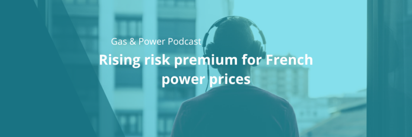 Rising risk premium for French power prices